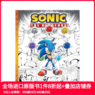 预售 the 英文漫画 Sonic Hedge 刺猬索尼克：IDW漫画艺术收藏