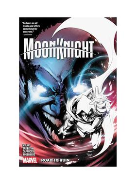 【现货】月光骑士 4：毁灭之路 MOON KNIGHT VOL. 4: ROAD TO RUIN 原版英文漫画 善本图书