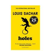 周年特别版 本最佳雅书 anniversary special Holes 25th 之一 英文文学小说 预售 100 edition 原版 洞：史上