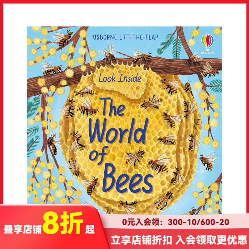 【现货】【洞洞书】蜜蜂的世界 【Look Inside】the World of Bees 原版英文儿童趣味