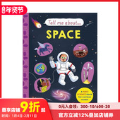 善本图书 Tell 预售 Space 探索宇宙 about 英文儿童绘本 原版