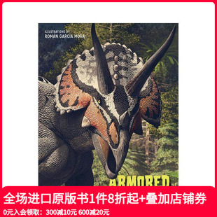 甲恐龙图鉴 装 Armored Dinosaurs 英文儿童绘本 原版 预售