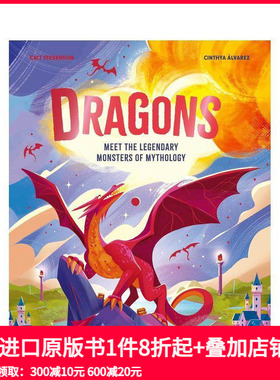 【预售】【神话终结者】龙传奇：邂逅神话世界的亘古魔物 【Myth Busters】Dragons 原版英文儿童绘本 善本图书
