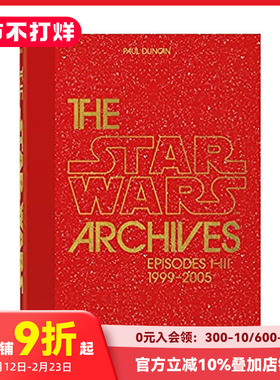【预售】【TASCHEN】星球大战档案 1999–2005 The Star Wars Archives.【40th Anniversary Edition】英文原版进口艺术 善本图书