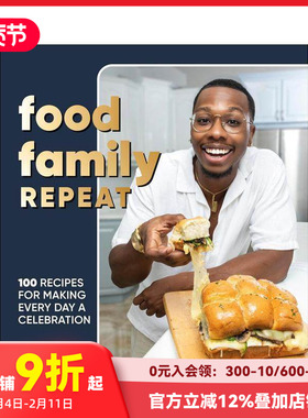 【预售】食物与家庭：Keysh烹饪书 Food. Family. Repeat. 原版英文餐饮生活美食