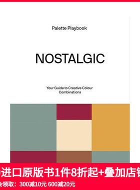【预售】配色灵感手册：自然篇 Palette Playbook - Natural 原版英文印刷版式色彩设计 低饱和度暖暗色调