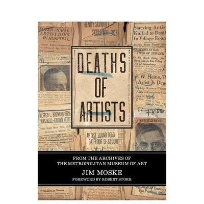 【预售】艺术家之死 Deaths of Artists 原版英文艺术画册画集 善本