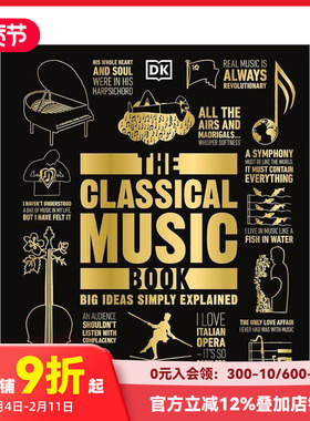 【预售】【DK思想百科丛书】古典音乐之书 【DK Big Ideas】The Classical Music Book 原版英文音乐