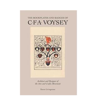 【预售】CFA沃西藏书票与徽章 Bookplates and Badges of CFA Voysey 原版英文综合设计 善本图书