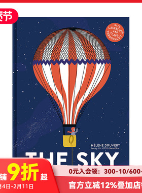 【现货】【T&H】Helene Druvert纸雕艺术儿童书 天空The Sky 儿童趣味互动飞行器百科彩图图册绘本 英文原版 善本图书