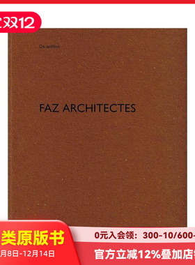 【预售】FAZ建筑事务所作品集 FAZ architectes:De aedibus 原版英文建筑设计