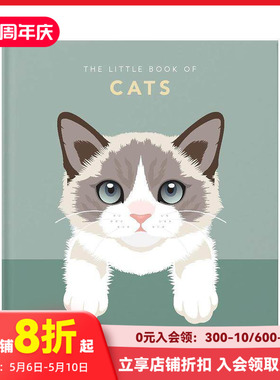 【预售】英文原版 猫咪小书：智慧的咕噜声 The Little Book of Cats: Purrs of Wisdom 生活意趣 正版进口书籍 善本图书