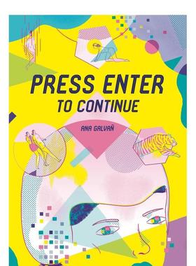 【现货】按Enter以继续 Press Enter to Continue 漫画家Ana Galvañ 英文原版漫画图像小说 Fantagraphics 善本图书