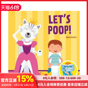 【预售】自主如厕训练书 Let's Poop! 原版英文儿童绘本