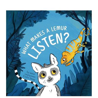 【现货】是什么让狐猴倾听？ What Makes a Lemur Listen? 英文原版进口儿童绘本 善本图书
