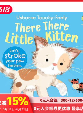 【预售】【触摸书】乖啦乖啦小猫咪 【Touchy Feely Books】There There Little Kitten 原版英文儿童趣味