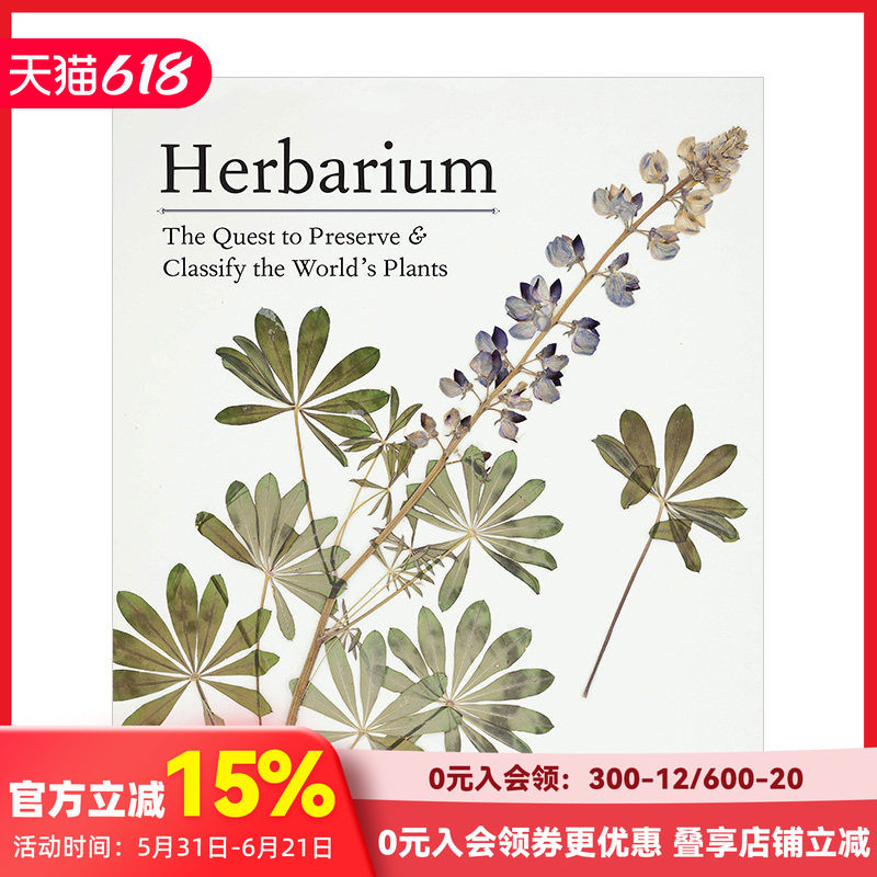 【预售】植物标本室Herbarium 英文原版植物百科 对世界植物的保存和分类的探索 自然探索