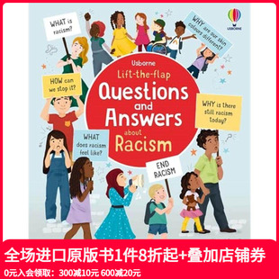 种族歧视问答书 英文儿童章节书 原版 and 现货 翻翻书 Answers the Lift Racism flap about Questions