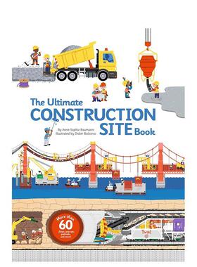 【现货】【极致系列翻翻立体书】建筑工地 【The Ultimate】Construction Site Book 原版英文儿童趣味