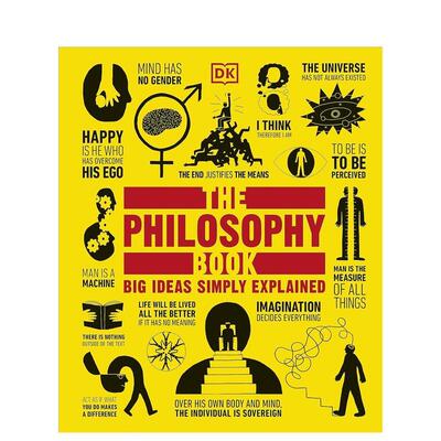 【预售】哲学书：大道至简 The Philosophy Book : Big Ideas Simply Explained 原版英文社会科学 善本图书