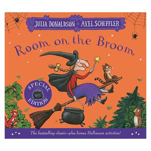 【预售】扫帚上的房间 Room On The Broom 原版英文儿童绘本 善本图