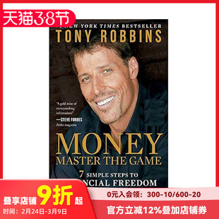 【现货】吸引力法则大师Tony Robbins 金钱：掌握游戏 Money Master The Game 原版英文商业行销 善本图书