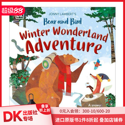 【预售】【约翰尼·兰伯特的熊和小鸟】冬日奇境冒险 Jonny Lambert's Bear and Bird 原版英文儿童绘本 善本图书