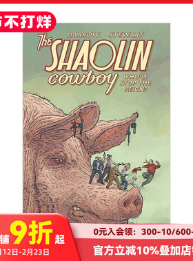 【现货】少林牛仔 Shaolin Cowboy 原版英文漫画书