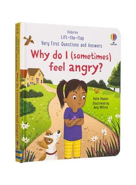 【现货】【问答翻翻书】为什么我有时会生气？ Why do I (sometimes) feel angry? 原版英文儿童绘本