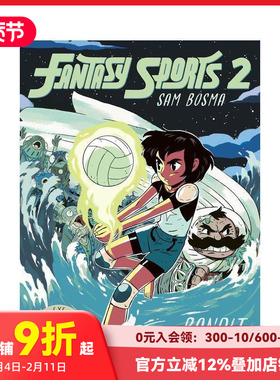 【预售】梦幻体育 卷2 Fantasy Sports No.2 : The Bandit of Barbel Bay 原版英文儿童漫画