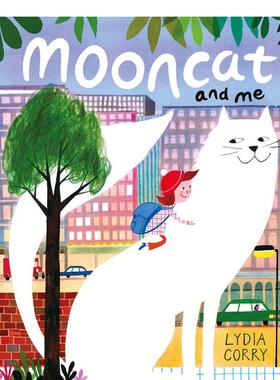 【现货】月亮猫和我Mooncat and Me 3-6岁儿童情感启蒙故事绘本 英文原版 培养社交外向调节不安情绪 善本图书