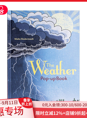 天气The Weather 立体Pop-up Book 6岁以上自然科普趣味绘本 英文原版 送礼佳品 Maike Biederstadt 善本图书