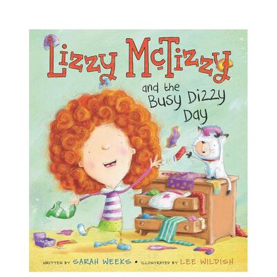 【现货】莉兹·麦蒂兹和忙碌头晕的一天 Lizzy McTizzy and the Busy Dizzy Day 原版英文儿童绘本