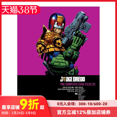 【预售】爵德判官：第 25 版：完整案件档案 Judge Dredd: v. 25: The Complete Case Files 原版英文漫画书 善本图书