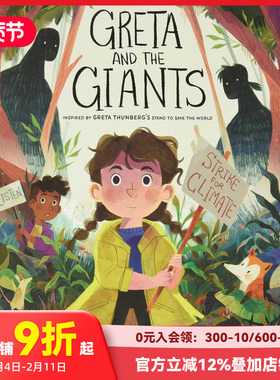 【现货】格蕾塔和人队 Greta and the Giant 原版英文儿童绘本
