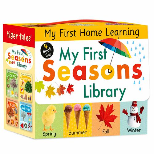 【现货】My First Seasons Library，我的第Ⅰ个季节图书馆 英文原版图书籍进口正版 Crisp, Lauren 儿童章节书