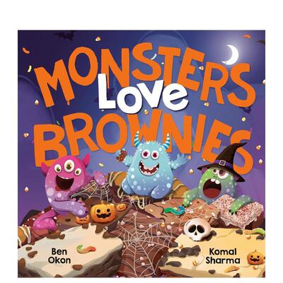 【预售】怪物们爱布朗尼 Monsters Love Brownies 原版英文儿童绘本 睡前故事书