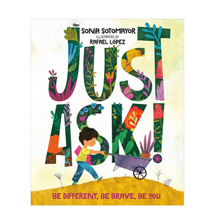 自己 预售 成为不一样 精装 Ask 儿童绘本 Just 6岁 有问题就问吧 英文原版 勇敢
