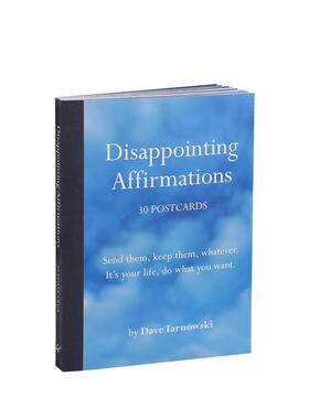 【预售】失望的肯定（明信片） Disappointing Affirmations: 30 Postcards 原版明信片