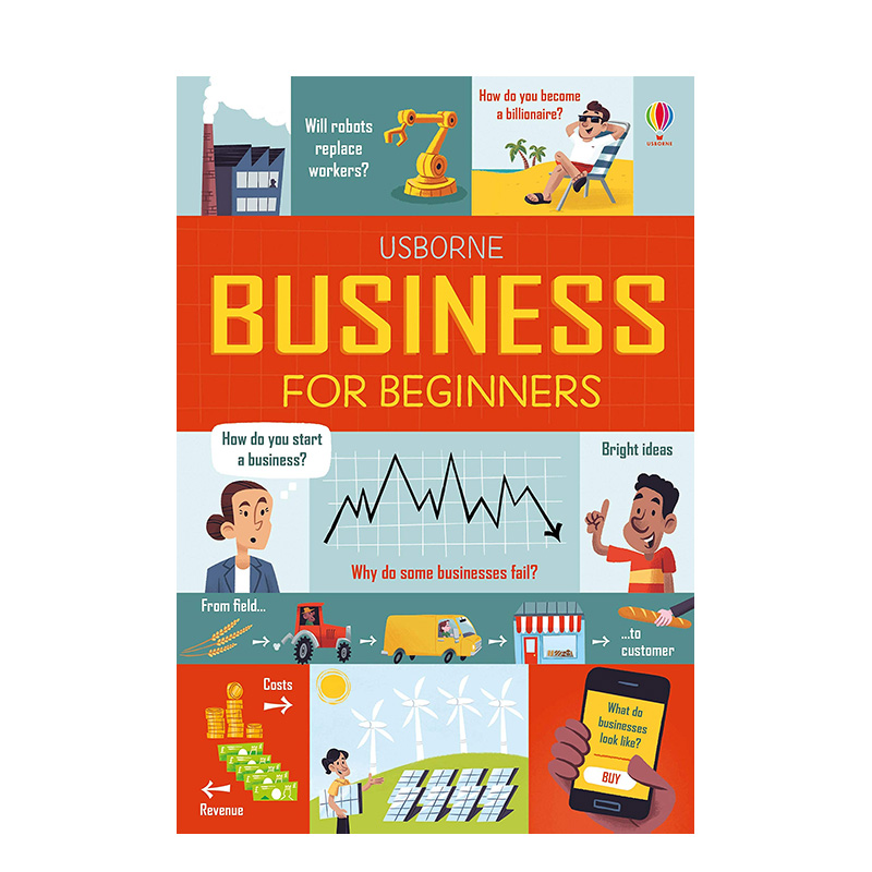 【现货】英文原版 【初学者指南】商学 【For Beginners】Business 12岁+英语阅读拓展章节故事小说 儿童进口图书 善本童书