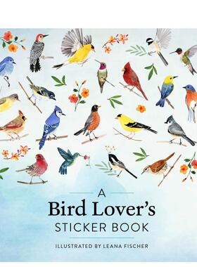 【预售】鸟类爱好者贴纸书 Sticker Book for Bird Lovers 原版英文贴纸书