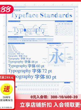 【现货】【Sendpoints】字体使用备查表(海报)