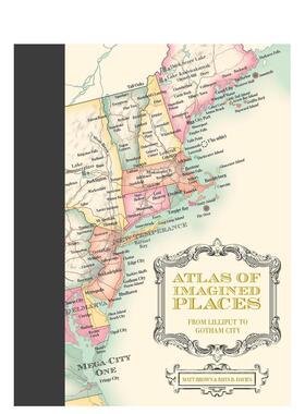 【预售】【2022爱德华·斯坦福旅行写作奖】幼想地图集：从小人国到哥谭市 Atlas of Imagined Places 原版英文生活综合 善本图书