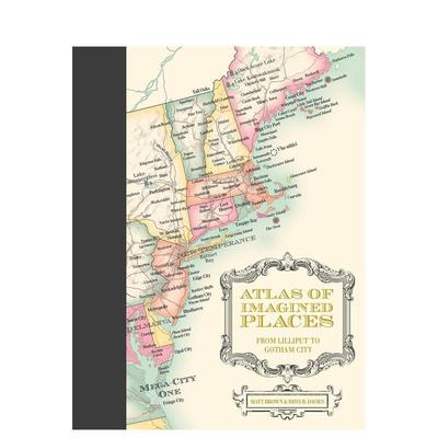 【预售】【2022爱德华·斯坦福旅行写作奖】幼想地图集：从小人国到哥谭市 Atlas of Imagined Places 原版英文生活综合 善本图书