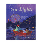 现货 海洋星光Sea 海岸边游乐园故事儿童艺术绘本 星空夜景 Lights 英文原版 6岁孩子睡前故事