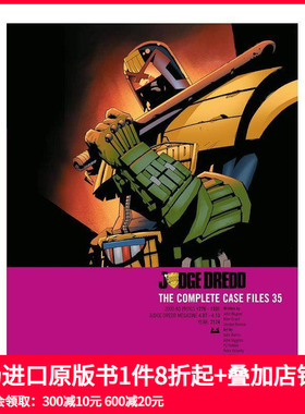 【预售】爵德判官：第 35 版：完整案件档案 Judge Dredd: The Complete Case Files 35 原版英文漫画书 善本图书