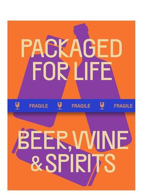 【现货】Packaged for Life生活包装设计 啤酒葡萄酒烈酒 Beer,Wine&Spirits 品牌商品外观设计英文原版