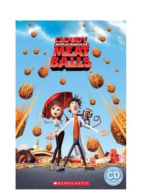 【现货】食破天惊 Cloudy with a Chance of Meatballs 原版英文青少年读物