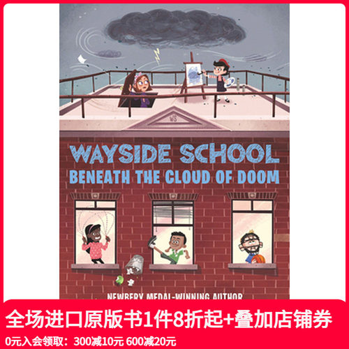 【现货】 Wayside School Beneath the Cloud of Doom，厄运之云下 英文原版图书籍进口正版 Sachar 儿童分阶阅读