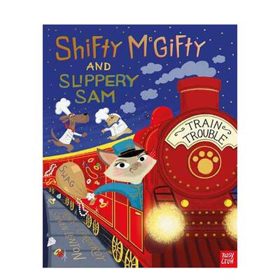 【现货】强强和盗盗：火车故障（精装） Shifty McGifty and Slippery Sam: Train Trouble 原版英文儿童绘本 善本图书